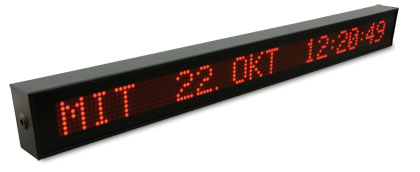 LED Large Display VP100 optional as NTP slave clock VP100NET